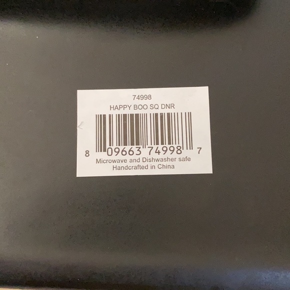 Happy Boo ghost Square Halloween Plate Platter - Picture 9 of 11